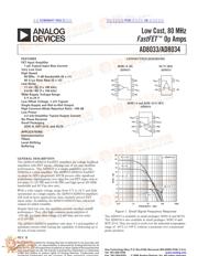 AD8033 datasheet.datasheet_page 1