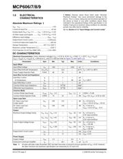 MCP609TI/SL 数据规格书 2