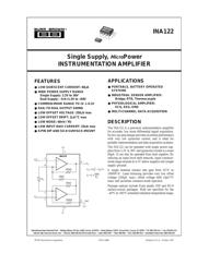 INA122PA datasheet.datasheet_page 1