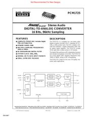 PCM1725 datasheet.datasheet_page 1