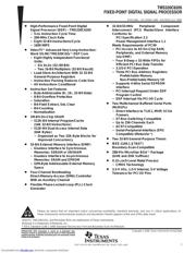 TMS320C6205GHK200 datasheet.datasheet_page 1