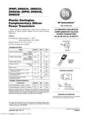 2N6039G Datenblatt PDF