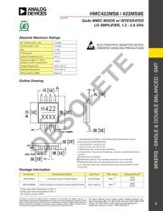 HMC422MS8TR datasheet.datasheet_page 4