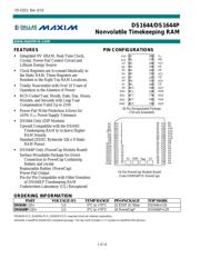 DS1644-120+ Datenblatt PDF