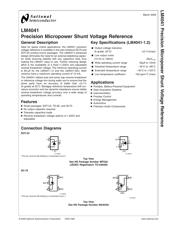 LM4041DEM3-ADJ/NOPB 数据规格书 2