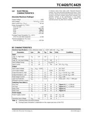 TC4420CPA 数据规格书 3