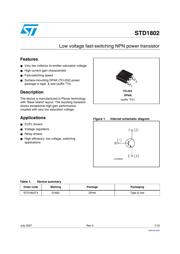 STD1802T4 datasheet.datasheet_page 1