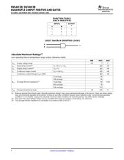 SN74HC08PWRG4 datasheet.datasheet_page 2