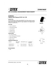 ZXM61N03FTA 数据规格书 1