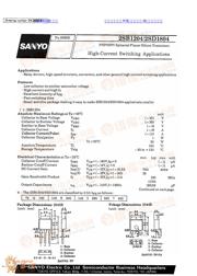 2SB1204 数据规格书 1