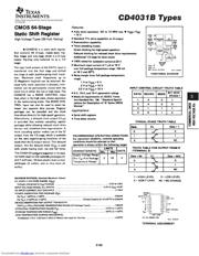 CD4031 数据规格书 1