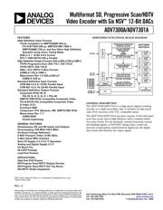 ADV7301AKST 数据规格书 1