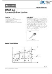 LM336-2.5 数据规格书 1