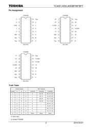 TC4052BFT(EL,N,M) 数据规格书 2