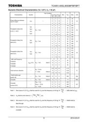 TC4052BFT(EL,N,M) 数据规格书 6