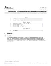 TPA6040A4EVM 数据规格书 1