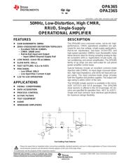 OPA365AIDBV datasheet.datasheet_page 1