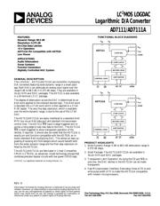 AD7111KNZ Datenblatt PDF