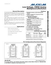 MAX4582CPE+ Datenblatt PDF