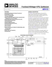 ADF4151BCPZ datasheet.datasheet_page 1