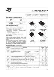 STPS745F datasheet.datasheet_page 1