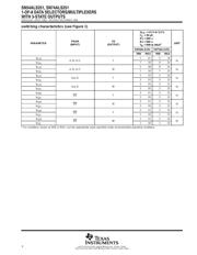 SN74ALS251N 数据规格书 4