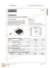 FDS6064N3 datasheet.datasheet_page 1