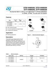 STF14NM50N datasheet.datasheet_page 1