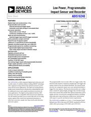 ADIS16240/PCBZ 数据规格书 1
