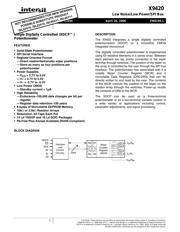 X9420WS16IZ datasheet.datasheet_page 1