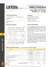HMC276QS24 数据规格书 1