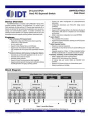 89HPES24T6G2ZCALI datasheet.datasheet_page 1