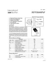 IRFP064NPBF datasheet.datasheet_page 1