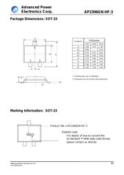 AP2306GN-HF-3TR 数据规格书 5