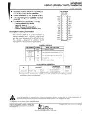 SN74GTL2007PWE4 数据规格书 1