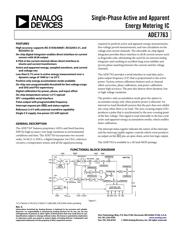 ADE7763ARSRL Datenblatt PDF