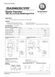 2SC5707-TL-E Datenblatt PDF