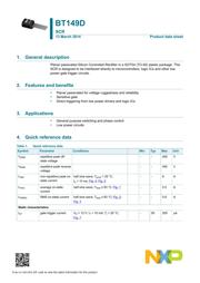 BT149D,112 数据规格书 1