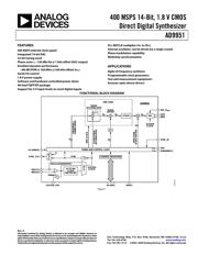 AD9951YSV-REEL7 Datenblatt PDF