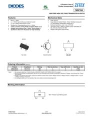 FMMT560 Datenblatt PDF