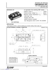 CM100DUS-12F_11 datasheet.datasheet_page 1