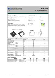 AON7418 datasheet.datasheet_page 1