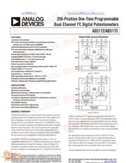 AD5172 datasheet.datasheet_page 1