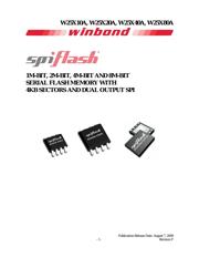 W25X80A datasheet.datasheet_page 1