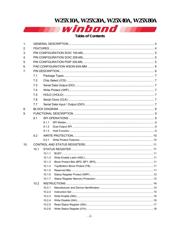 W25X80A datasheet.datasheet_page 2