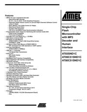 AT89C51SND1C-7HTUL datasheet.datasheet_page 1