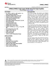 LMH6611 datasheet.datasheet_page 1