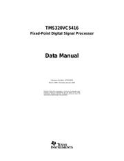 TMS320VC5416PGE160 数据规格书 2