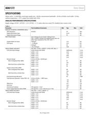 ADAU1372BCPZ 数据规格书 5