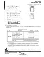 SN74LVC3G04YZAR datasheet.datasheet_page 1